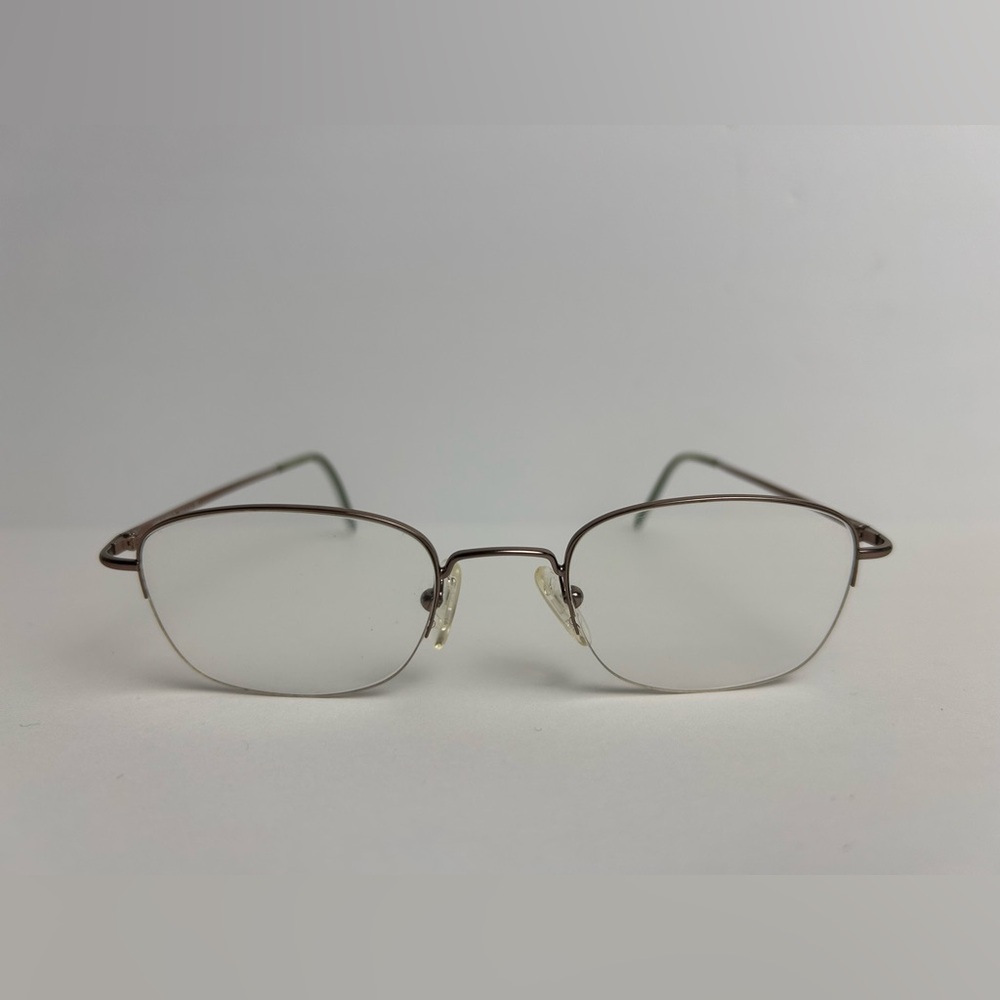 Giorgio Armani Silver Metal Eyewear